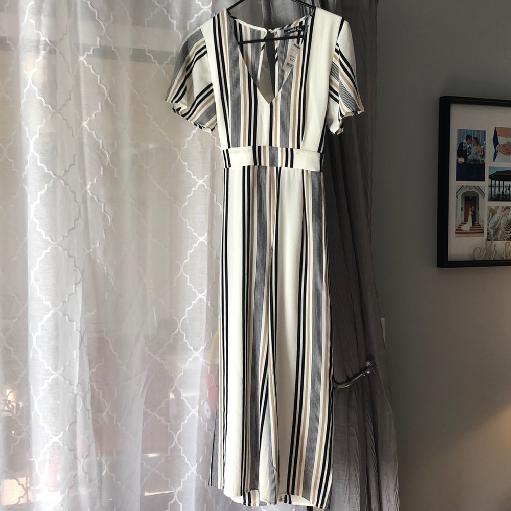 Striped Jumpsuit